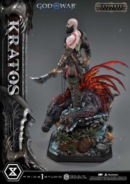God of War: Ragnarok Real Elite Masterline Series Statue 1/3 Kratos Ultimate Version 95 cm – Bild 18
