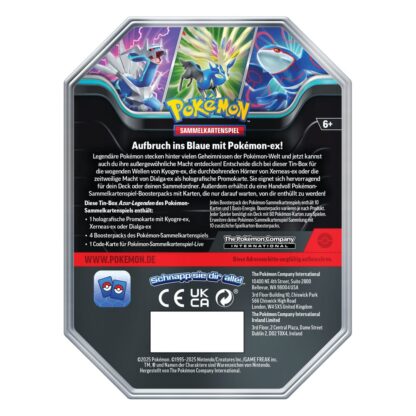 Pokémon TCG Tin 120 Kyogre 2025 *Deutsche Version* – Bild 2