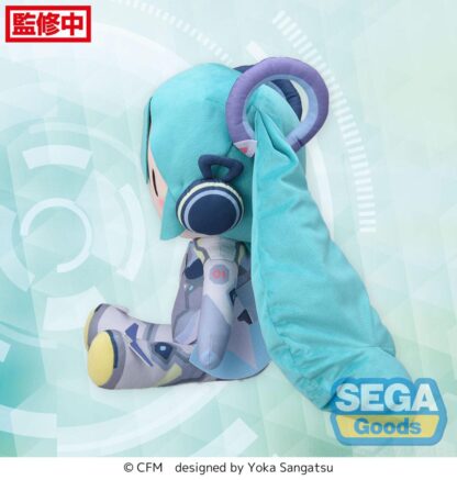 Character Vocal Series 01: Hatsune Miku Fuwa Petit Plüschfigur Hatsune Miku Miku with You 2024 Ver. LL 40 cm – Bild 2