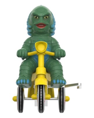 Universal Monsters Super Cycles Actionfigur Der Schrecken vom Amazonas (Dark Green with Yellow Trike) 13 cm