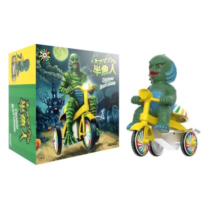Universal Monsters Super Cycles Actionfigur Der Schrecken vom Amazonas (Dark Green with Yellow Trike) 13 cm – Bild 2