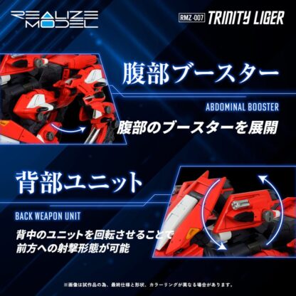 Zoids Plastic Model Kit 1/100 RMZ-007 Trinity Linger 26 cm – Bild 5