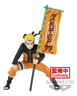 Naruto Shippuden: Naruto with Naruto 99 Flag Figure