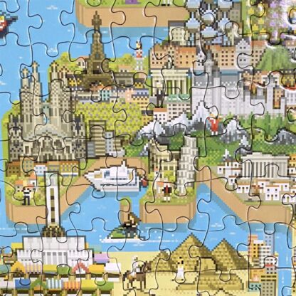 8-Bit Pixel Puzzle World Level 3 1000 Teile – Bild 2