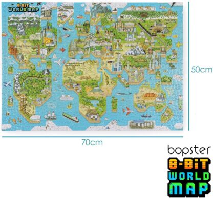 8-Bit Pixel Puzzle World Level 3 1000 Teile – Bild 3