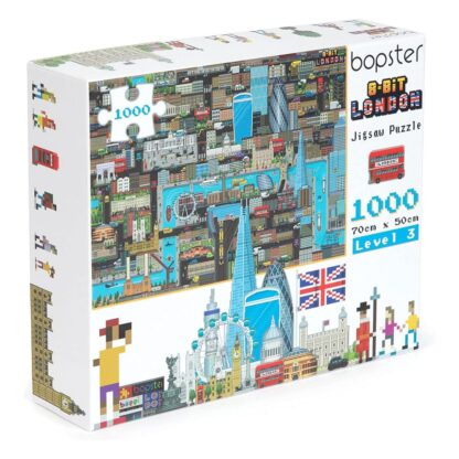 8-Bit Pixel Puzzle London Level 3 1000 Teile