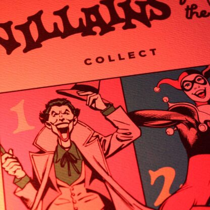 DC Comis Kunstdruck 90th Anniversary Villains Limited Edition 42 x 30 cm – Bild 2