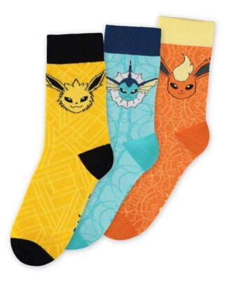 Pokémon Socken 3er-Pack Evoli Evolution 43-46