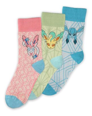 Pokémon Socken 3er-Pack Evoli Evolution 3.0 35-38