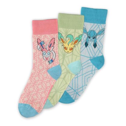 Pokémon Socken 3er-Pack Evoli Evolution 3.0 43-46