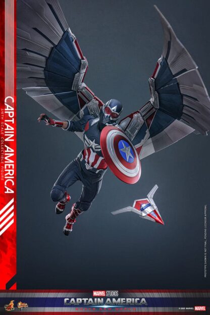 Captain America: Brave New World Movie Masterpiece Actionfigur 1/6 Captain America 30 cm – Bild 4