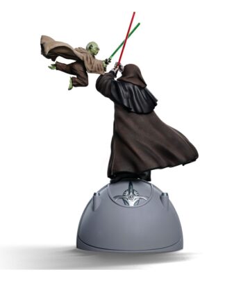 Star Wars Deluxe Art Scale Statue 1/10 Yoda vs Emperor Palpatine (CCXP Exclusive 2024) 31 cm