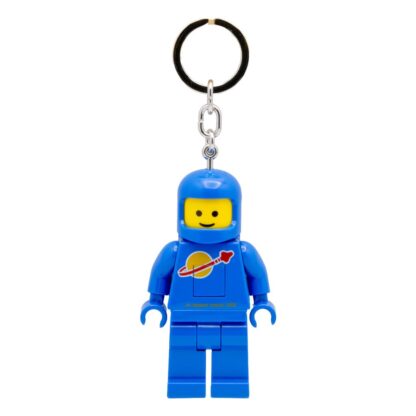 LEGO Schlüsselanhänger mit Leuchtfunktion Astronaut Blau 8 cm