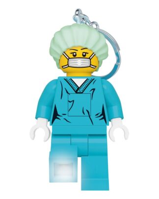 LEGO Classic Schlüsselanhänger mit Leuchtfunktion Chirurg 8 cm