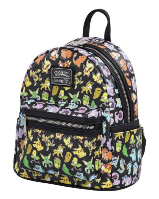 Pokemon by Loungefly Mini Rucksack Multi Character All Over Print