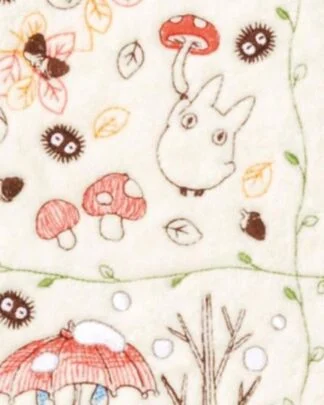 Mein Nachbar Totoro Mini-Handtuch Towel Wreath of Nuts 25 x 25 cm