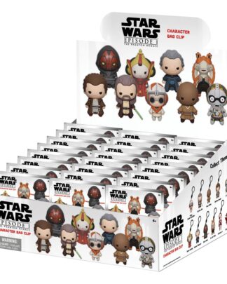 Star Wars 3D PVC-Taschenanhänger The Phantom Menace Display (24)