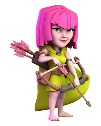 World of Clash Minix Figur Archery 12 cm