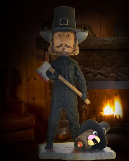 Thanksgiving Head Knocker Wackelkopf-Figur John Carver 20 cm – Bild 9