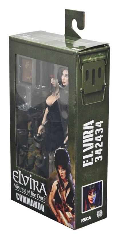 Elvira - Herrscherin der Dunkelheit Clothed Actionfigur Commando Elvira 20 cm – Bild 5
