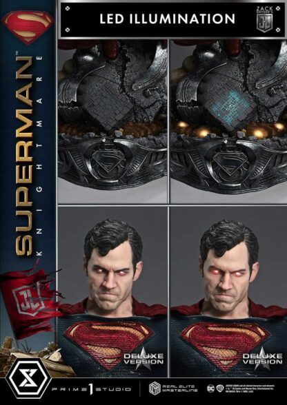 Zack Snyder's Justice League Real Elite Masterline Series Statue 1/3 Superman Knightmare Color Edition Deluxe Ver. 95 cm – Bild 3