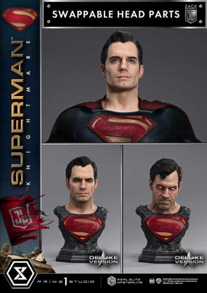 Zack Snyder's Justice League Real Elite Masterline Series Statue 1/3 Superman Knightmare Color Edition Deluxe Ver. 95 cm – Bild 4