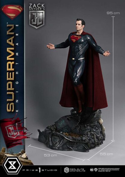 Zack Snyder's Justice League Real Elite Masterline Series Statue 1/3 Superman Knightmare Color Edition Deluxe Ver. 95 cm – Bild 6