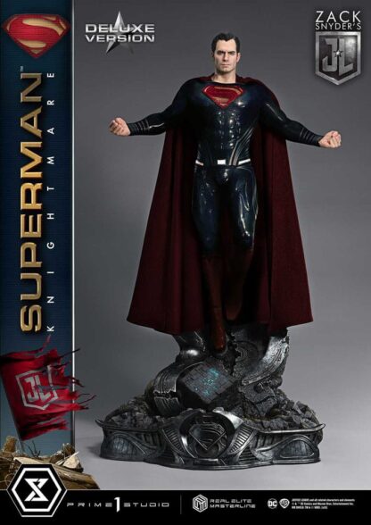 Zack Snyder's Justice League Real Elite Masterline Series Statue 1/3 Superman Knightmare Color Edition Deluxe Ver. 95 cm – Bild 7