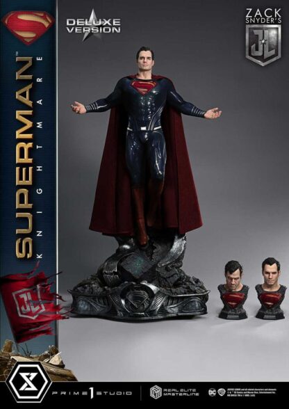 Zack Snyder's Justice League Real Elite Masterline Series Statue 1/3 Superman Knightmare Color Edition Deluxe Ver. 95 cm – Bild 10