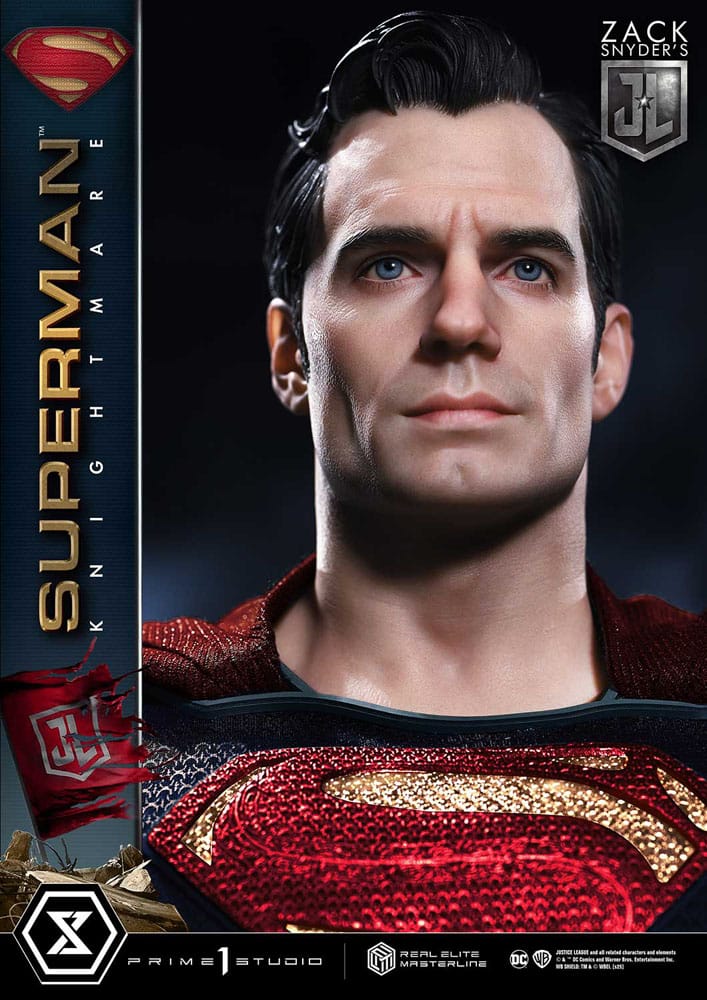 Zack Snyder's Justice League Real Elite Masterline Series Statue 1/3 Superman Knightmare Color Edition Deluxe Bonus Ver. 95 cm – Bild 15