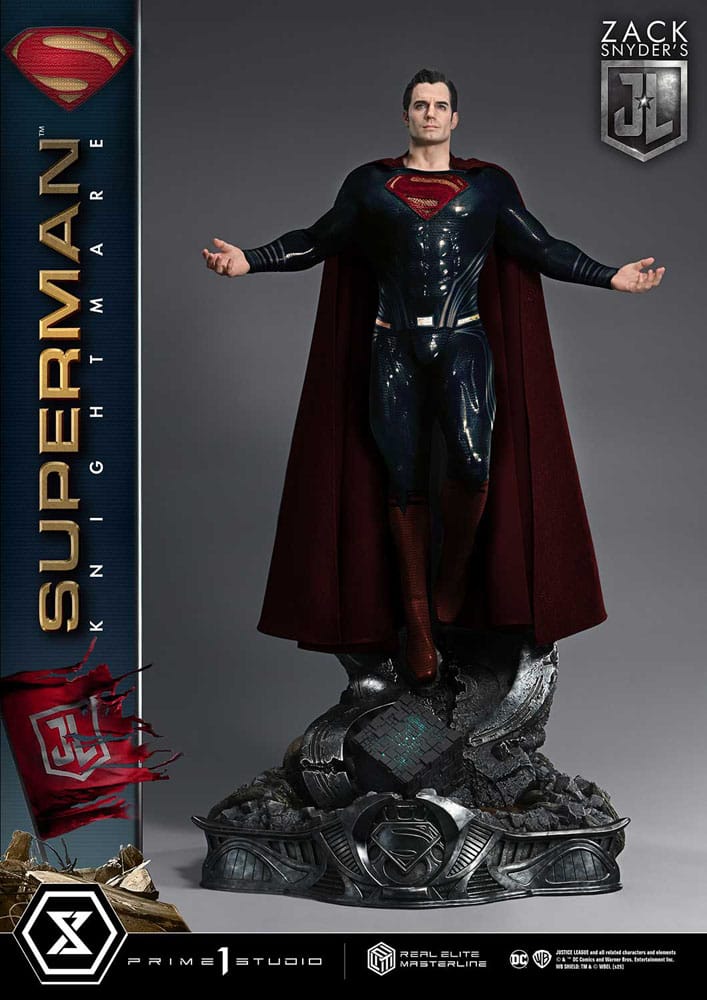 Zack Snyder's Justice League Real Elite Masterline Series Statue 1/3 Superman Knightmare Color Edition Deluxe Bonus Ver. 95 cm – Bild 18