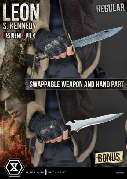 Resident Evil 4 Ultimate Premium Masterline Series Statue 1/4 Leon S. Kennedy Bonus Ver. 64 cm – Bild 11