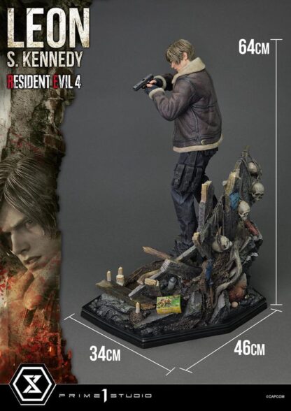 Resident Evil 4 Ultimate Premium Masterline Series Statue 1/4 Leon S. Kennedy Bonus Ver. 64 cm – Bild 12