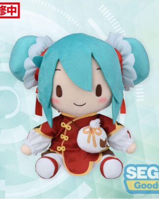 Character Vocal Series 01: Hatsune Miku Fuwa Petit Plüschfigur Hatsune Miku Going Out Series Chinatown Ver. M 22 cm