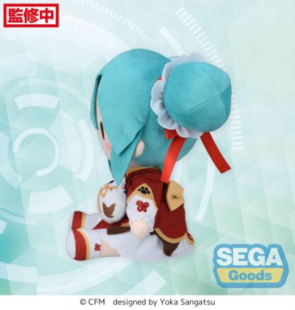 Character Vocal Series 01: Hatsune Miku Fuwa Petit Plüschfigur Hatsune Miku Going Out Series Chinatown Ver. M 22 cm – Bild 2