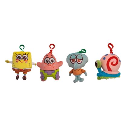 SpongeBob Schwammkopf Plüsch-Schlüsselanhänger 10 cm Sortiment (12)