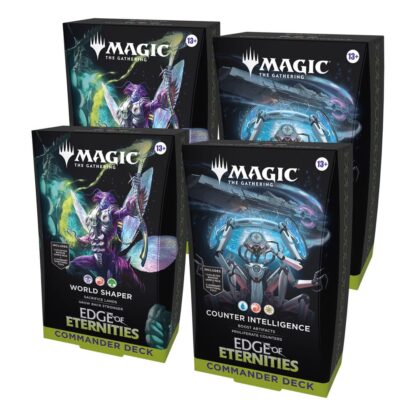 Magic the Gathering Edge of Eternities Commander-Decks Display (4) englisch