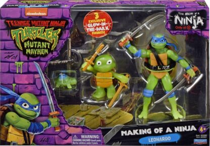 Teenage Mutant Ninja Turtles: Mutant Mayhem Actionfiguren 3er-Pack Leonardo Evolution 10 cm – Bild 3