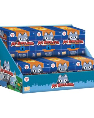 Pet Simulator Wave 2 Mystery Treasure Plush Plüsch in einer Schatztruhe Sortiment (9)