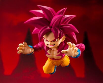 Dragon Ball Daima S.H.Figuarts Actionfigur Super Saiyan Level 4 Son Goku (mini) 8 cm – Bild 3