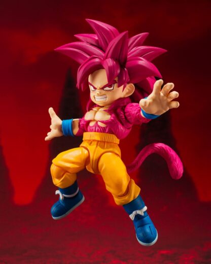 Dragon Ball Daima S.H.Figuarts Actionfigur Super Saiyan Level 4 Son Goku (mini) 8 cm – Bild 4