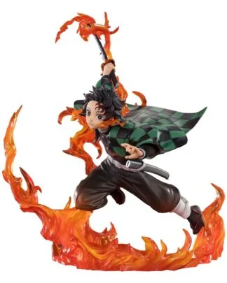 Demon Slayer: Kimetsu no Yaiba FiguartsZERO PVC Statue Kamado Tanjiro (Kyojuro Rengoku's Sword Guard Ver.) 19 cm