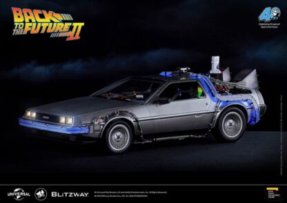 Zurück in die Zukunft II Premium UMS Fahrzeug 1/6 Zeitmaschine Time Machine 74 cm