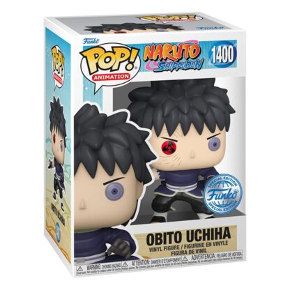 Naruto Pop! Animation Vinyl Figur Obito Uchiha 9 cm - Beschädigte Verpackung – Bild 2