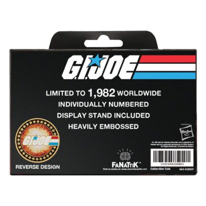 G.I. Joe Sammelmünze A Real American Hero 60th Anniversary 24k Gold Plated Limited Edition – Bild 3