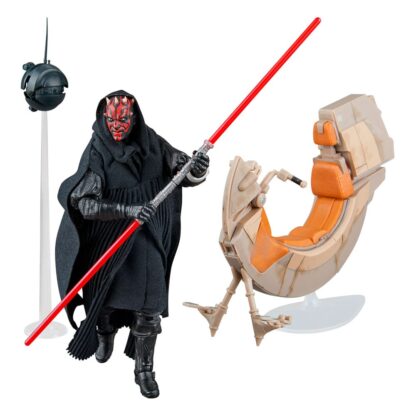 Star Wars Episode I Black Series Fahrzeug mit Actionfigur Darth Maul & Sith Speeder SDCC 2024 – Bild 13