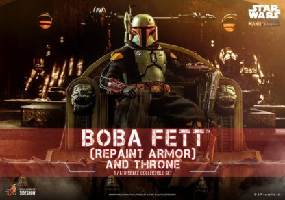 Star Wars: The Mandalorian Actionfigur 1/6 Boba Fett Repaint Armor and Throne Special Edition 30 cm – Bild 11