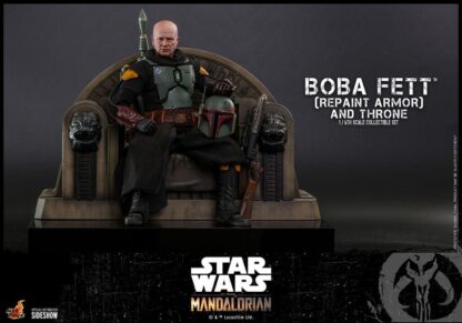 Star Wars: The Mandalorian Actionfigur 1/6 Boba Fett Repaint Armor and Throne Special Edition 30 cm – Bild 12