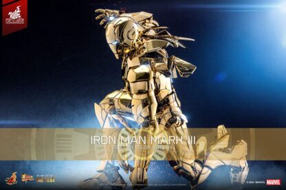 Iron Man Movie Masterpiece Diecast Actionfigur 1/6 Iron Man Mark III (Gold Color Version) Hot Toys Exclusive 33 cm – Bild 2