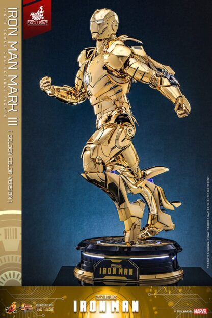 Iron Man Movie Masterpiece Diecast Actionfigur 1/6 Iron Man Mark III (Gold Color Version) Hot Toys Exclusive 33 cm – Bild 4